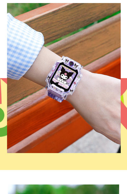 Suitable for Little Genius Phone Watch Z11 Strap Z10Z9Z8A Woven Magnetic N5Q3D2D5 Cartoon Wristband Z7S detail 4