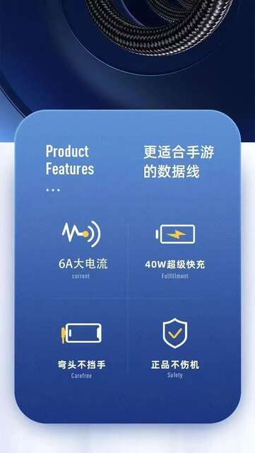 Extended 3.1m a Super Fast Charging Type-C Elbow Data Cable Suitable for Huawei Xiaomi Honor Mobile Phone Charging Cable detail 2