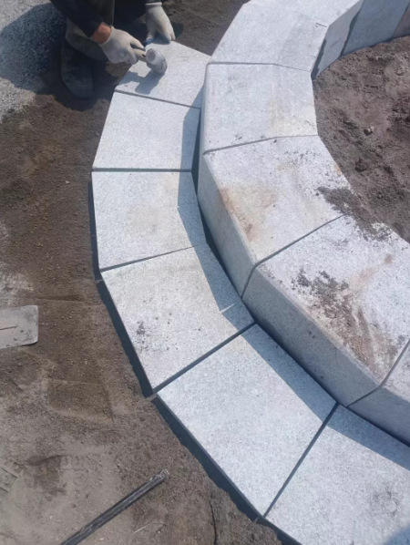 Granite Stone Edging for Flower Beds, Garden Beds, and Vegetable Patches detail 12