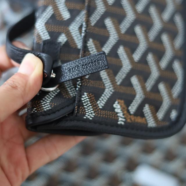 Youmi Leather Goods Store Imports First-Layer Pebbled Cowhide Hobo Underarm Bag Mother Bag detail 11