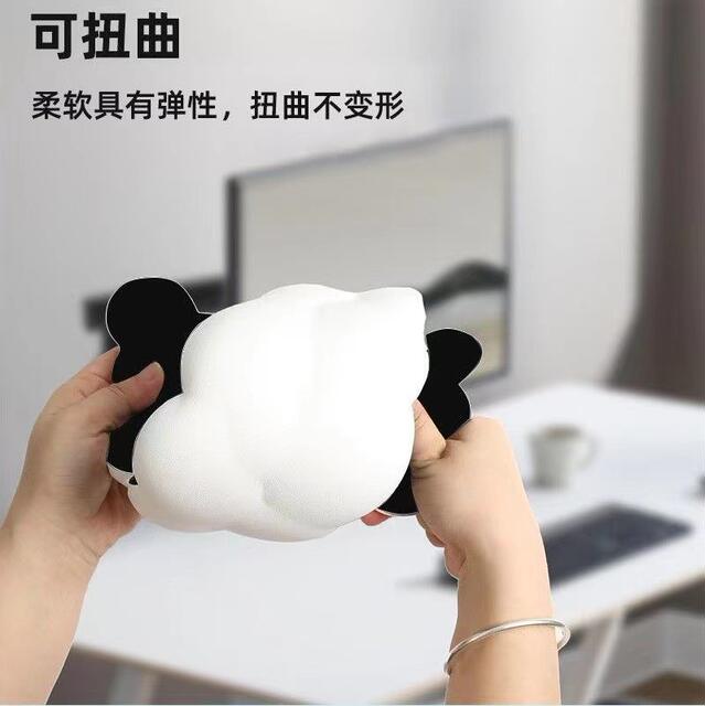 Cross-Border Silicone Mouse Pad, Solid Color Mat, Keyboard Wrist Rest, Integrated Leather Cloud Hand Pillow, Waterproof Mouse Pad detail 12