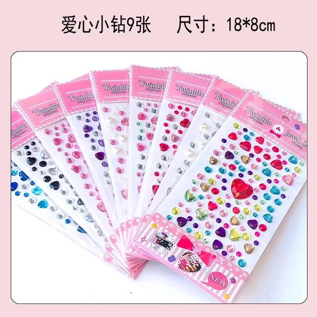 New Princess Cartoon Crystal Stickers 3D Three-Dimensional Gemstones Children's Diamond Paste Paintings Girls Toys with Diamonds Wholesale detail 4