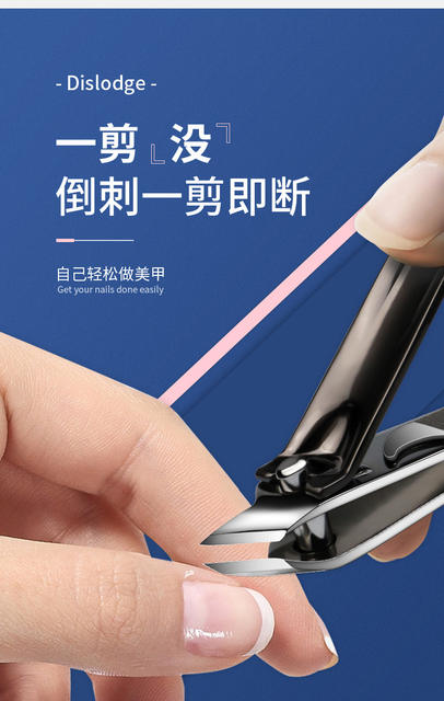 Jindar Japanese American large flat nail clippers hawk beak oblique nail clippers single home portable nail clippers wholesale detail 4