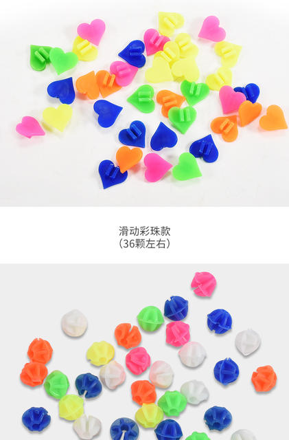 Bicycle Spoke Color Beads Children's Bicycle Luminous Spoke Decoration Mountain Bike Steel Wire Cylinder Riding Accessories detail 2