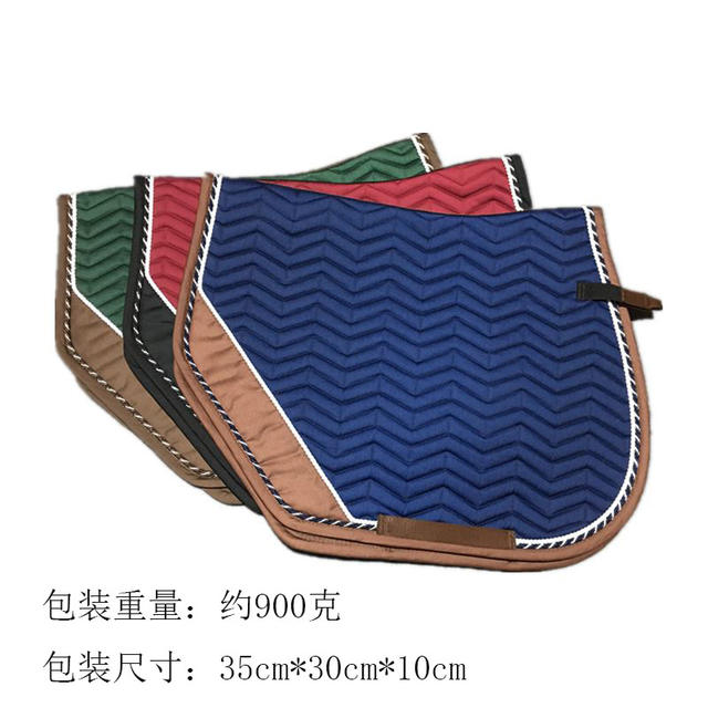Saddle Mat Equestrian Supplies Red Blue Dark Green Shock-Absorbing Non-Slip Breathable Sweat Drawer One Piece Dropshipping