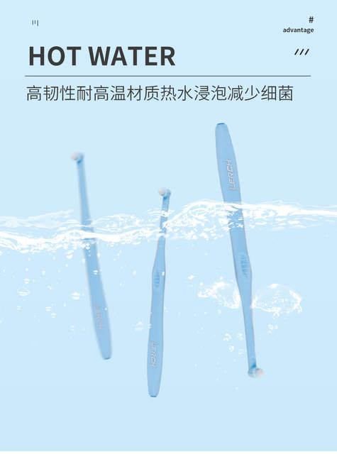Two-piece combination orthodontic toothbrush single bundle brush correction teeth medical oral dental small pointed pet tooth gap brush detail 6