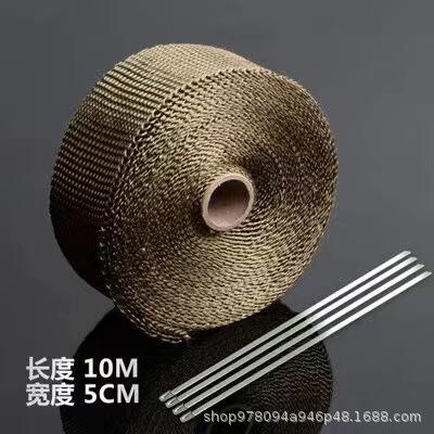 Directly from the Manufacturer: Fiberglass Aluminum Foil Tape, Thermal Insulation Cotton, Cross-Border Use, Titanium/Color/Black, Multiple Specifications detail 6