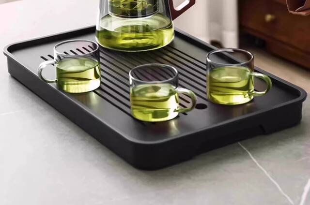 Elegant Cup Teapot with Filter, Household Tea Maker, One-Touch Separation Tea Set, Glass Tea Brewing Cup detail 6