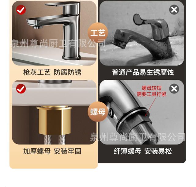 Stainless Steel Faucet Bathroom Faucet Hot and Cold Washbasin Washbasin Bathroom Washbasin Basin Home detail 8
