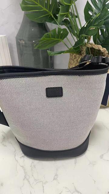 Korean Mlb Canvas Bucket Bag Underarm Bag Handbag Ny Fashion Trendy Women's Bag Versatile Shoulder Crossbody Bag detail 9