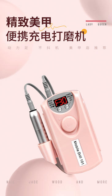 Nail Polish Remover Machine, High-Speed Professional Electric Nail Grinder, Convenient Dead Skin Removal and Polishing Nail Grinder detail 1