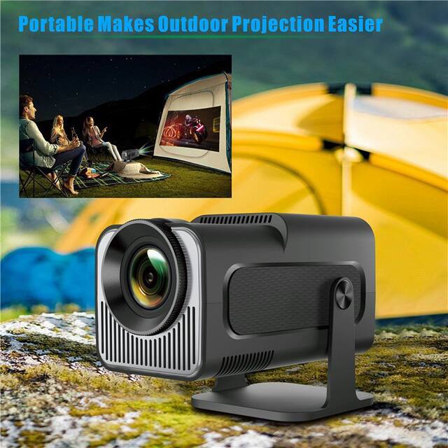 HY320mini cross-border explosions factory direct intelligent office home recommend ultra high definition 1080P projector detail 4