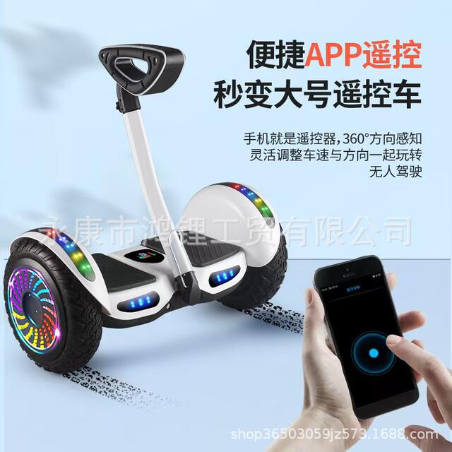 Electric Balance Scooter, Two-Wheel Dual-Bar Scooter for Adults and Children, Self-Balancing Scooter with Handlebars, Shared Scooter detail 11
