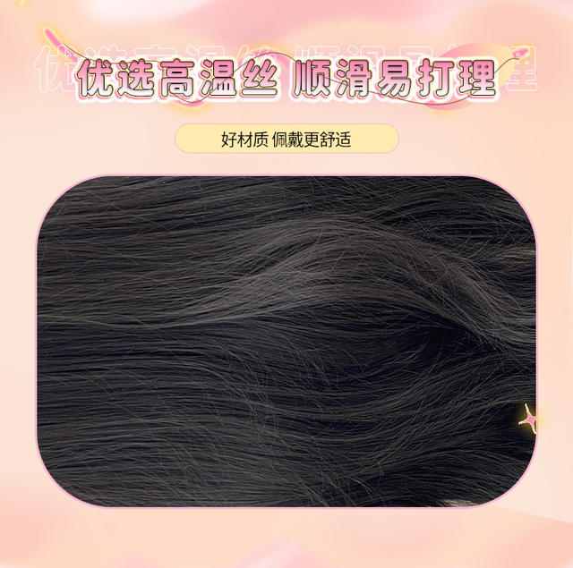 Zhouli Wig Cold Brown Long Curly Hair Seamless Korean Style Big Wave Lolita Daily Atmosphere Full Headgear Export detail 7