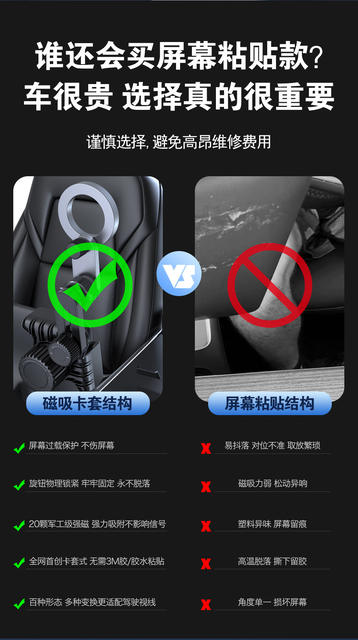 Magsafe Magnetic Car Phone Holder Tesla Air Vent Foldable Navigation Holder Exclusively for Cross-Border Sales detail 2