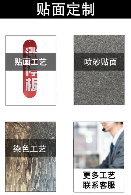 Skateboard Professional Board for Children and Adults, Land Surfboard, Drift Board, Longboard, Chinese Maple Board Surface, DIY Available detail 5