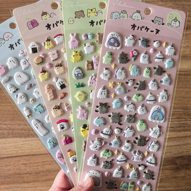 Authentic Authorized Youyou Family Bubble Stereo Stickers Cartoon Cute Little Animals Diary Decoration Stickers detail 7