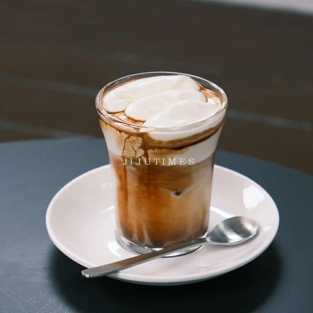 Ins Style Popular Australian White Coffee Cup Italian Latte Art Latte Cup Simple Retro Dirty Ice American Glass Cup detail 6