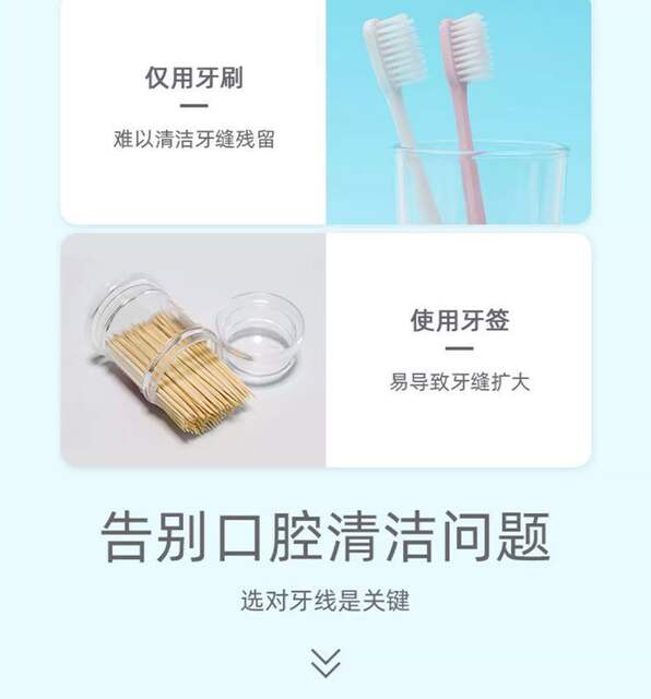 Dr. Teeth High-Strength Dental Floss Sticks, Ultra-Fine, Individually Packaged, Easy to Carry, Disposable Toothpicks and Dental Floss for Adults and Home Use detail 4