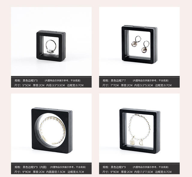 Pe Film Box Transparent Suspension Box Bracelet Display Dustproof Storage Box Cultural Artifact Temple Prayer Beads Box Jewelry Box detail 10