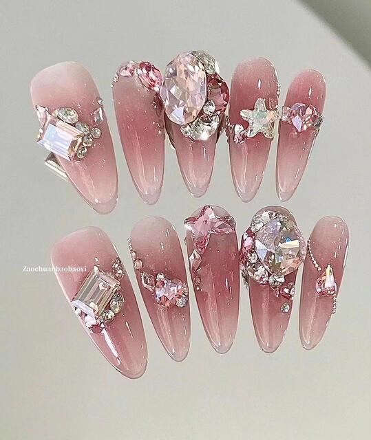 Lemeng Code Wear Nail Pieces No Carving and Grinding Ultra-thin Traceless Full Paste Half Paste Nail Patch Fake Nail 300 Pieces Pack detail 12