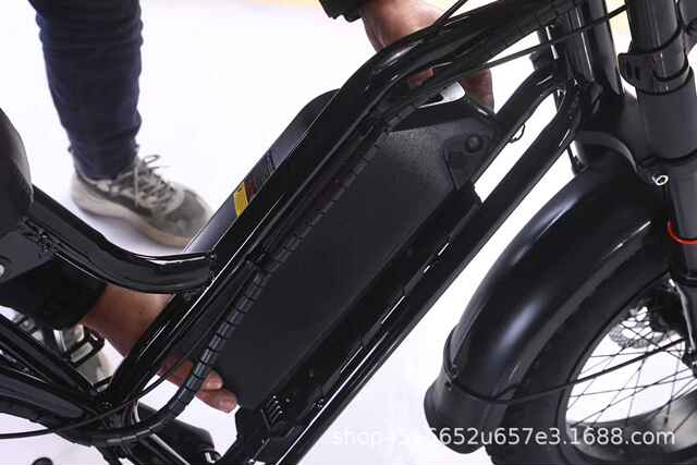 Snow and Beach Electric Bikes 48V Fat Tire 7-Speed Adult Off-Road Cross-Border Mountain Bike detail 3