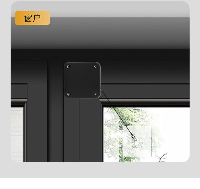 Punch-free Light Simple Door Closer sliding door bedroom door automatic door closer pull rope spring door closer detail 5