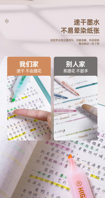 Deli Fluorescent Pen for Students and Office Use, Colorful Marker Pen, Colorful Pen, Office Marking Pen S625 detail 7