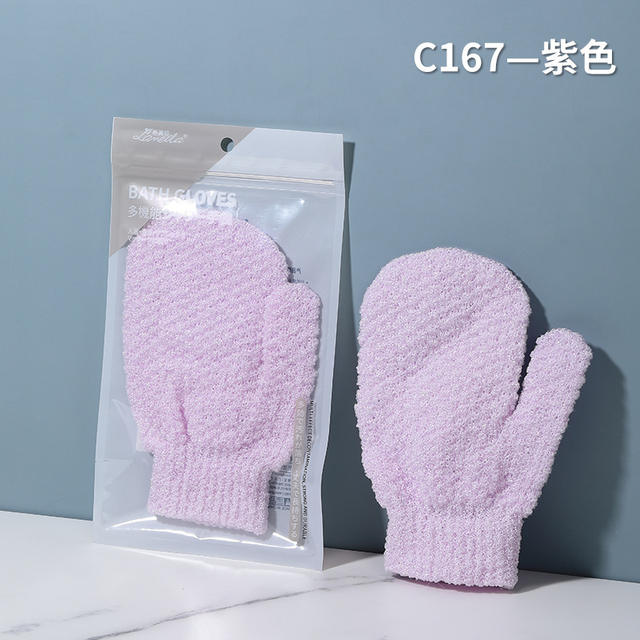 Lmltop Bath Gloves Exfoliating Cleansing Bath Scrubbing Mud Magic Bathing Supplies Tool C167