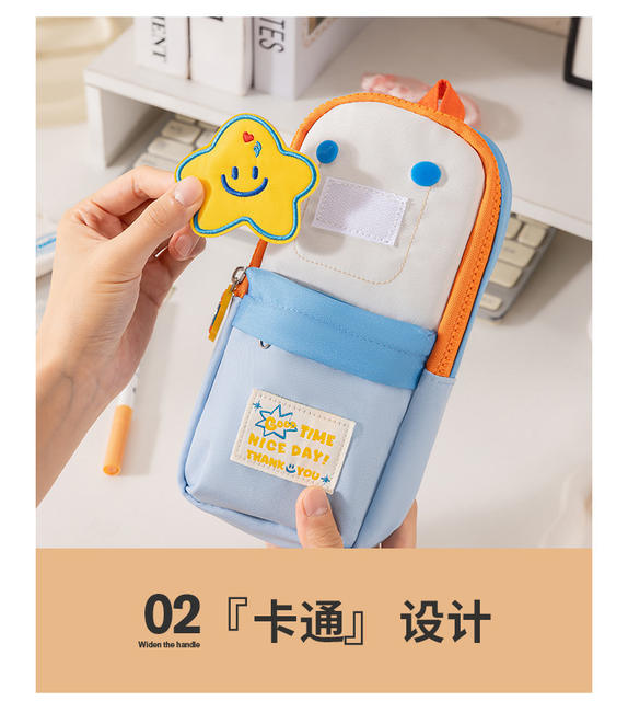 New Style Small School Bag, Star Pencil Case, Large Capacity Stationery Bag for Primary School Students, Pencil Stationery Box, High-Looking Pencil Case for Girls detail 6