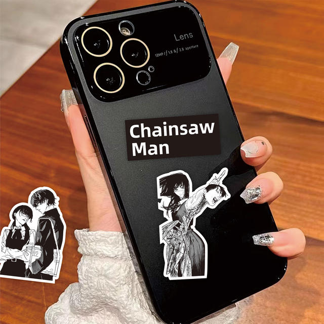 Riman Journal stickers electric saw people's peripheral chain saw people's electric battery Pawa little red maqima diary book black and white stickers detail 6