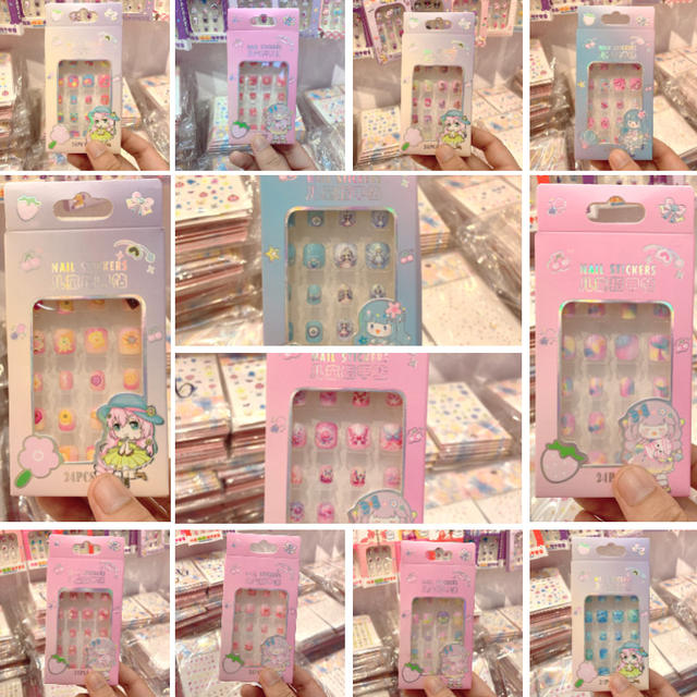 Sanrio Children's Nail Stickers Girls Cute Fun Nail Stickers Student Nail Stickers Sweet Nail Stickers Children Wear Nail Stickers detail 7