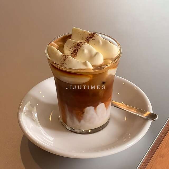 Ins Style Popular Australian White Coffee Cup Italian Latte Art Latte Cup Simple Retro Dirty Ice American Glass Cup detail 3