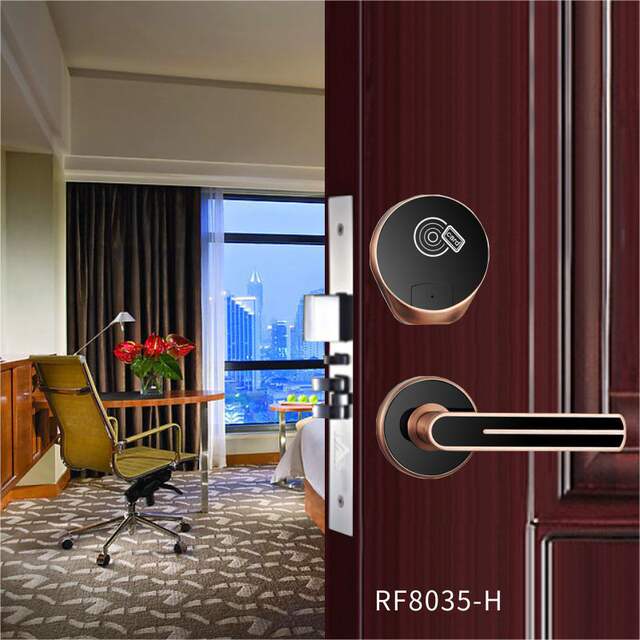 Hotel credit card lock hotel electronic lock apartment anti-theft sensor lock smart lock mobile phone networking password lock magnetic card lock detail 12