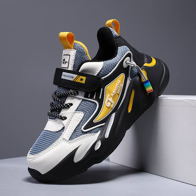 Jordan Boys' Shoes for Summer, Breathable Mesh Shoes for Older Children and Elementary School Students, Odor-Resistant Single Mesh Breathable Boys' Children's Sports Shoes