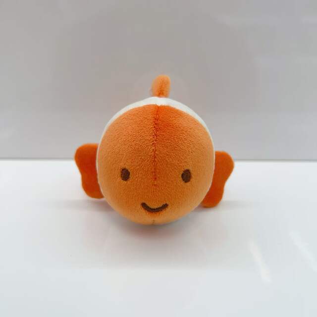 Ocean Animal Squeaky Plush Toy with Sound When Pressed, Clownfish, Dolphin, Penguin, Bag Charm detail 1