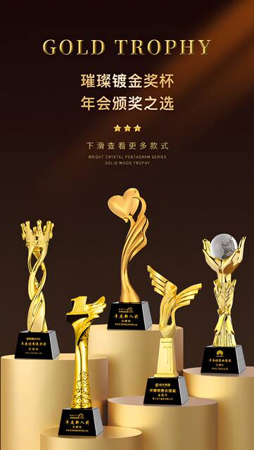 Customized Trophy for Annual Meeting, Creative Outstanding Employee Recognition, Singing and Dancing Competition, Resin Crystal Trophy Customization detail 7