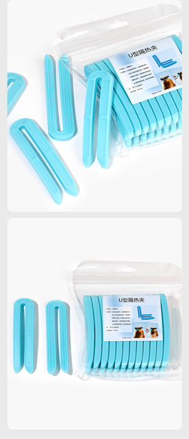 Cross-Border New Model 2025 Hair Salon Hot Perm U-Shaped Heat Insulation Clip Hairstylist Perm Pad Lightweight Hairdressing Tool detail 12