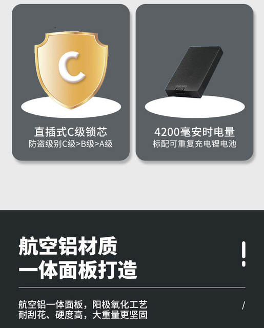 3D Face Recognition Smart Door Lock, Home Fingerprint Password Lock, Monitoring Electronic Lock, Cross-Border Anti-Theft Door Entry Door Lock detail 8