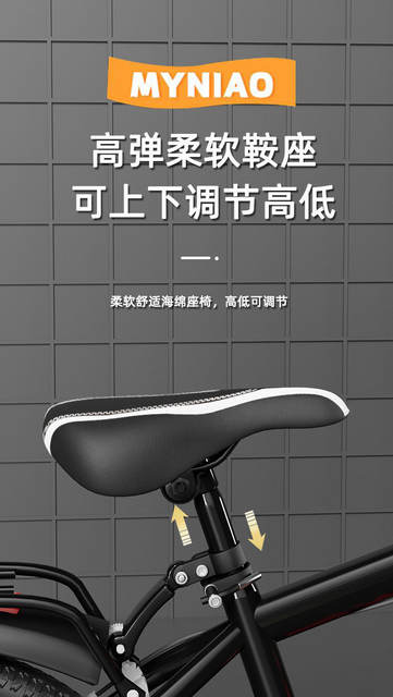 Shock-Absorbing New Disc Brake 18inch Mountain Bike for Men, Junior High School Students, Variable Speed 26 Inches, 24 Inches, 22 Inches, 20 Kidsren's Bicycles detail 8