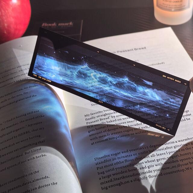 Icelandic Past Acrylic Bookmark Film-Like Translucent Beautiful Romantic Artistic Retro Film Bookmark Gift detail 9
