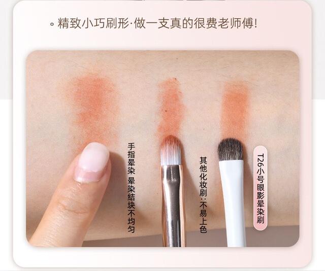 Eye shadow brush details brush eye down to brush small horse hair eyeliner brush fine small size eyeliner makeup brush tear groove concealer detail 11