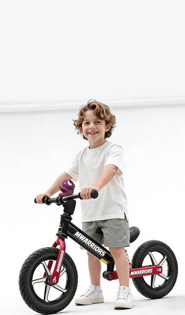 Children's Balance Bike Without Pedals, Sliding Parallel Bike for 2-7 Year Old Kids with Shock Absorption and Lights detail 6