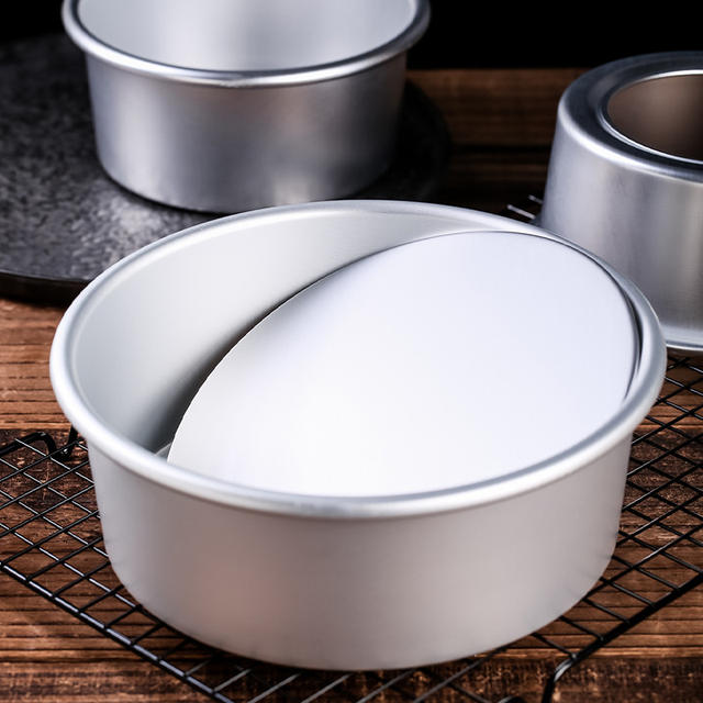 Qifeng cake mold household small anode live bottom mousse baking abrasive tool 4 inch 5-6-8-10 inch embryo detail 1