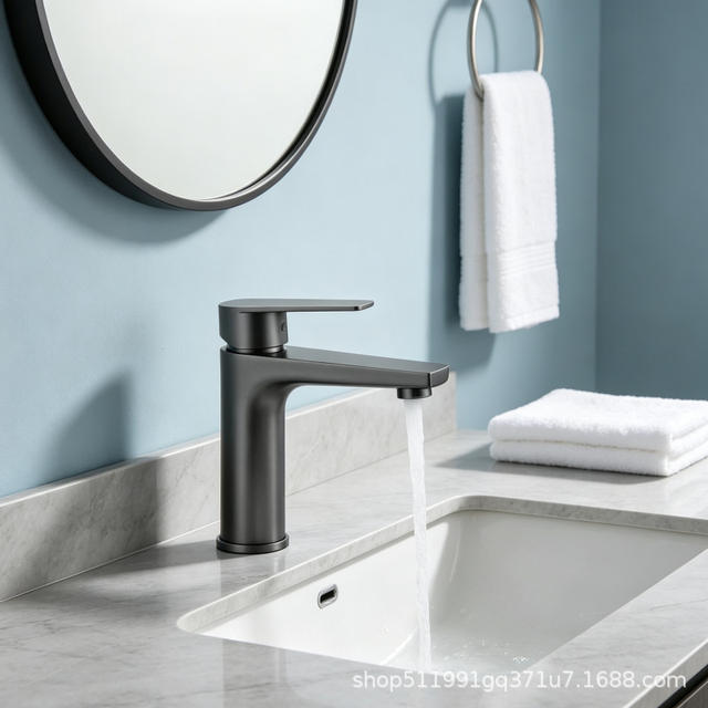 Cross-Border Foreign Trade 304 Stainless Steel Washbasin Faucet Bathroom Basin Faucet Hot and Cold Dual-Use detail 6