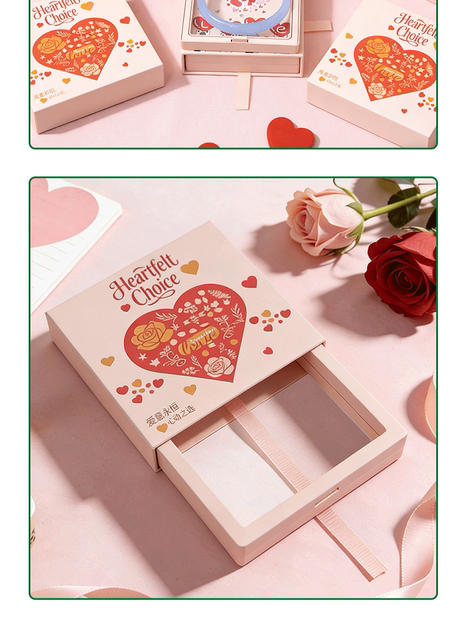New Jewelry Packaging Box Pe Film Suspension Box Bracelet Earrings Jewelry Dust-Proof Transparent Pull-Out Display Box Wholesale detail 11