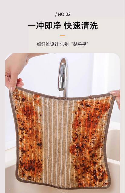 Kitchen-Specific Rags for Home Use, Absorbent, Lint-Free, Easy to Clean, Thickened Table Cloths, Stove Cleaning Towels, Dishwashing Cloths detail 5