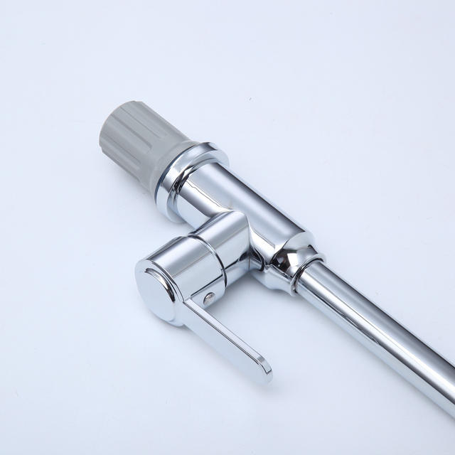 Kitchen Faucet Hot and Cold Stainless Steel Sink Faucet Perforated Ball Joint Large Curved Sink Hot and Cold Faucet detail 6