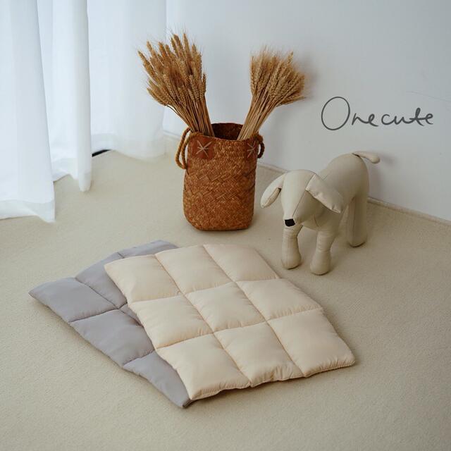 Cotton Pad, Dog Solid Color Bag Pad, Thickened Macaron Soft Pad, Lightweight and Washable detail 1