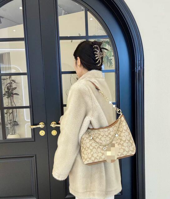 2025 Koujia Cjia New Model Laurel31 Medium-Sized Hobo Bag High-Quality Handbag Underarm Shoulder Crossbody Women's Bag detail 9